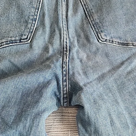 Madewell sz 27 slim boyfriend crop cut off jeans, distressed knees - Picture 13 of 13